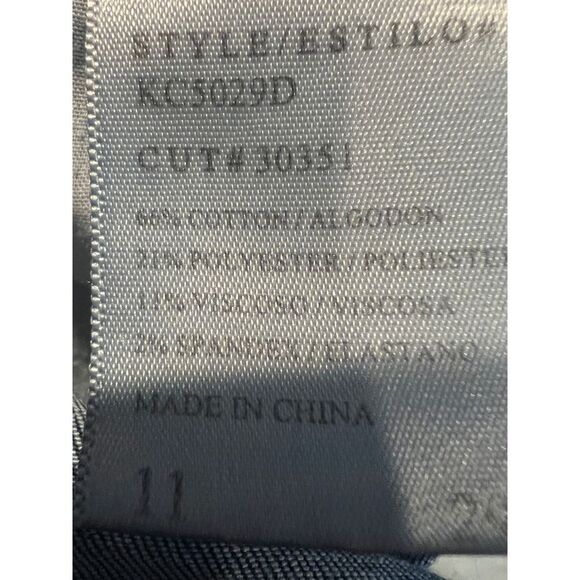 KANCAN DISTRESSED FRAYED HEM SKINNY ANKLE STRETCH CLASSIC CASUAL JEANS SIZE 29 - Picture 7 of 7